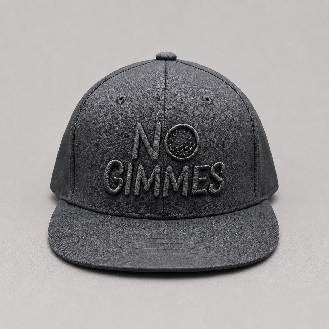 No Gimmes Flex Fit Hat - Black on Black