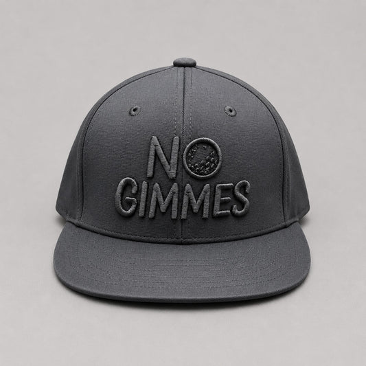 No Gimmes Flex Fit Hat - Black on Black