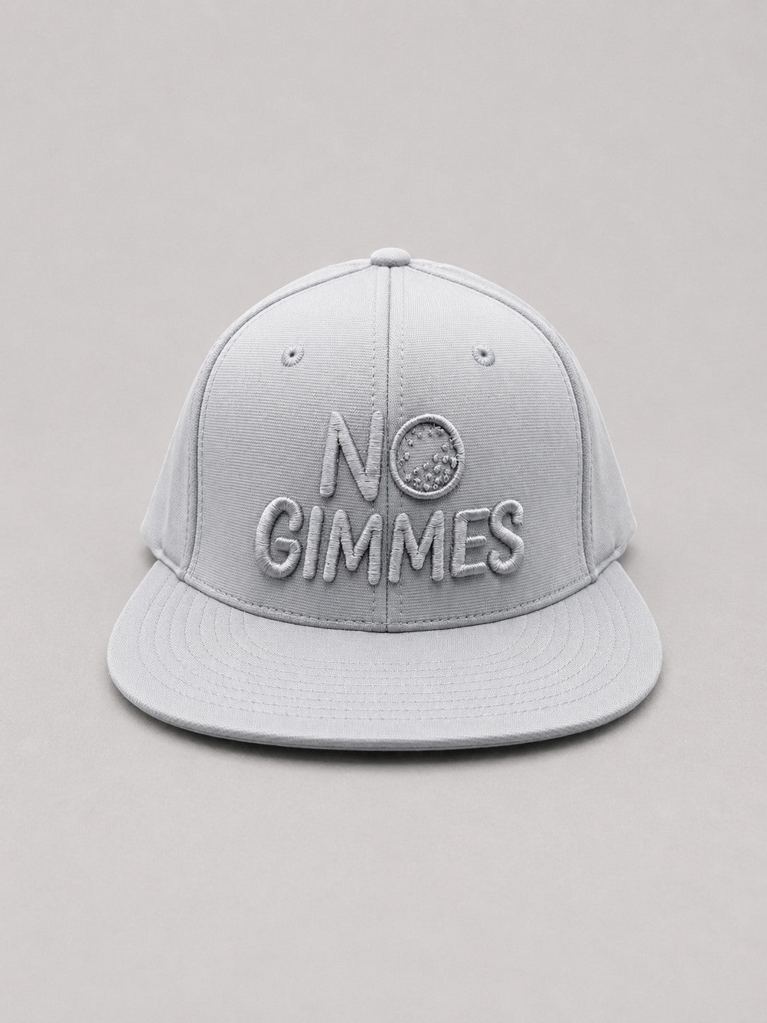No Gimmes Flex Fit Hat - Grey on Grey