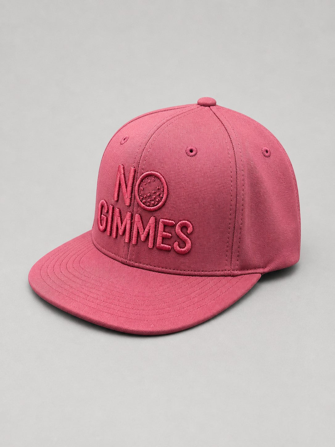 No Gimmes Flex Fit Hat - Maroon on Maroon