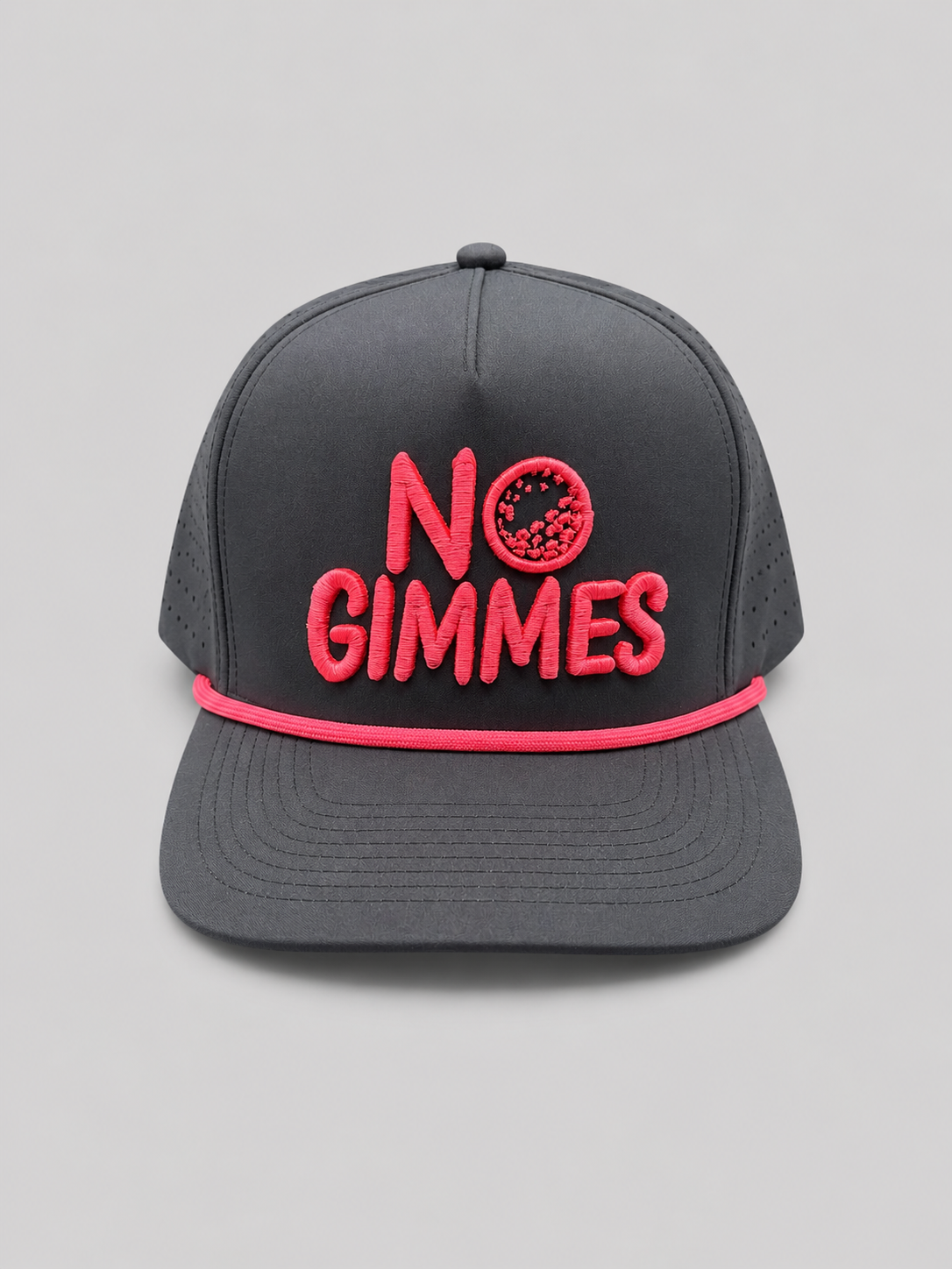 No Gimmes Performance Black - Hot Pink Rope
