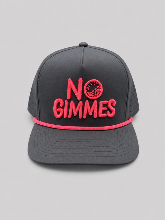 No Gimmes Performance Black - Hot Pink Rope