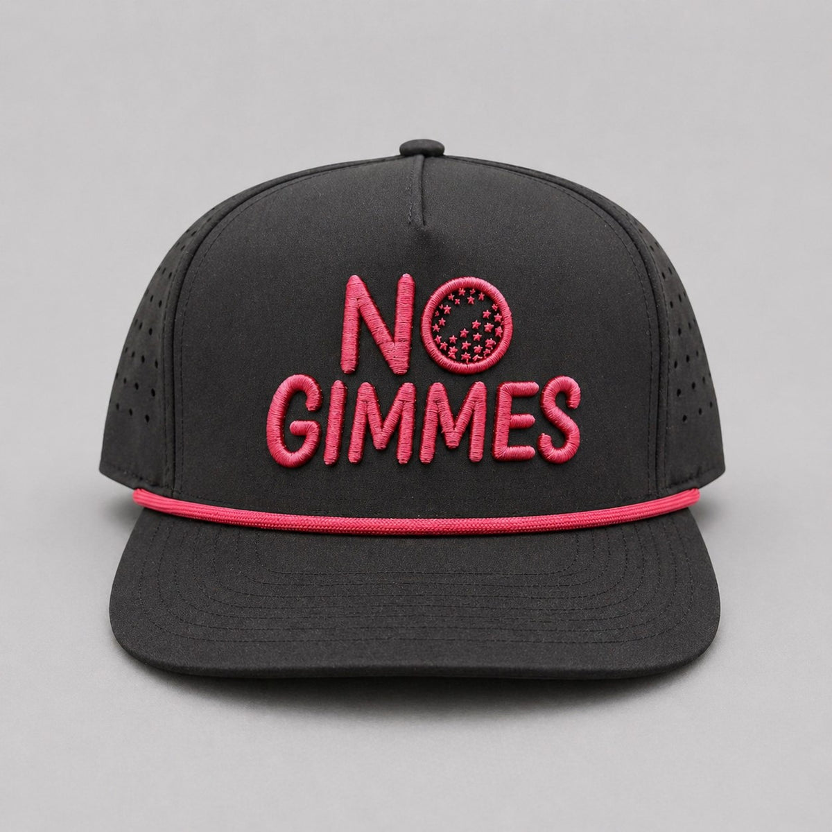 No Gimmes Performance Black - Maroon Rope
