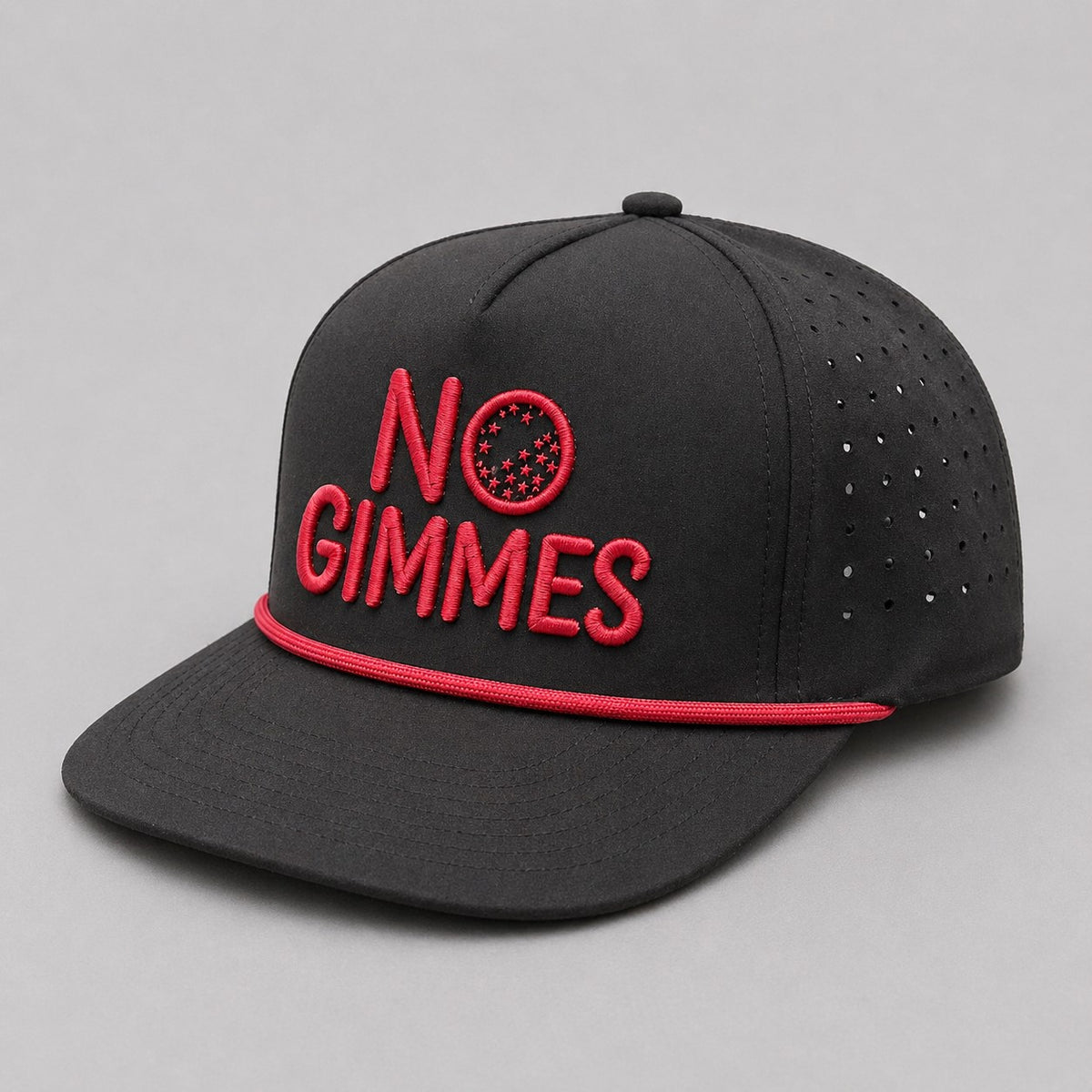 No Gimmes Performance Black - Maroon Rope