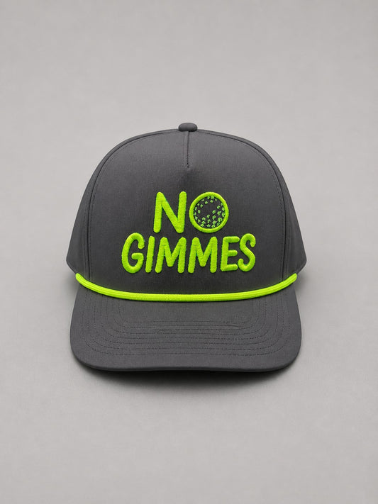 No Gimmes Performance Black - Neon Green