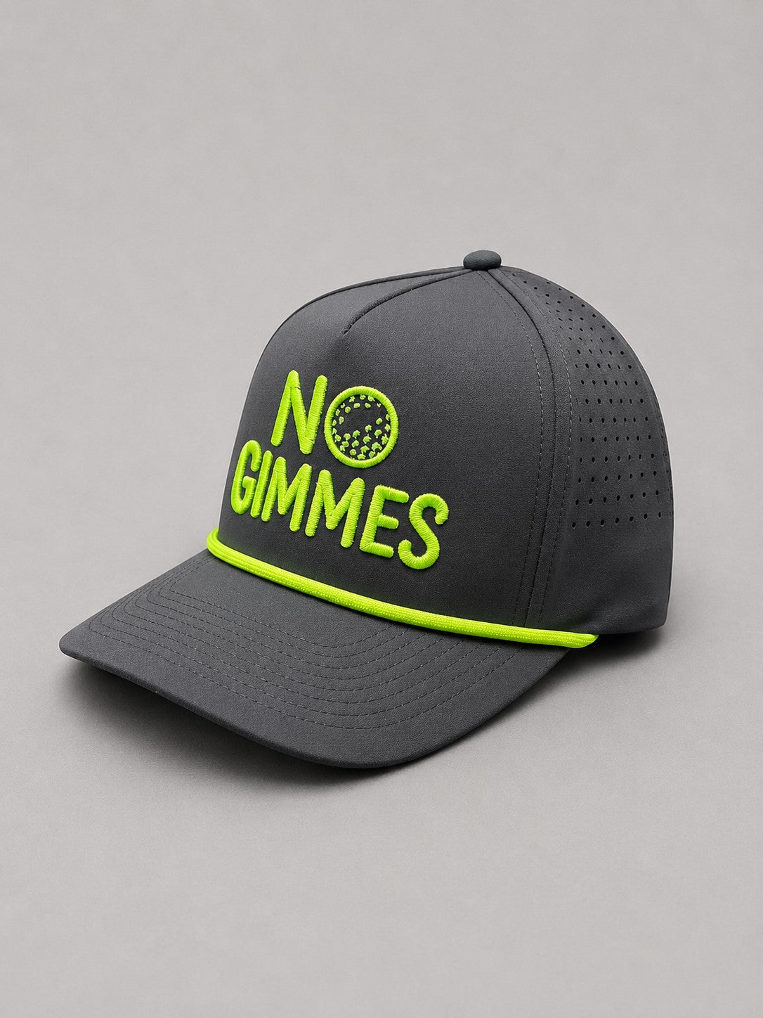 No Gimmes Performance Black - Neon Green