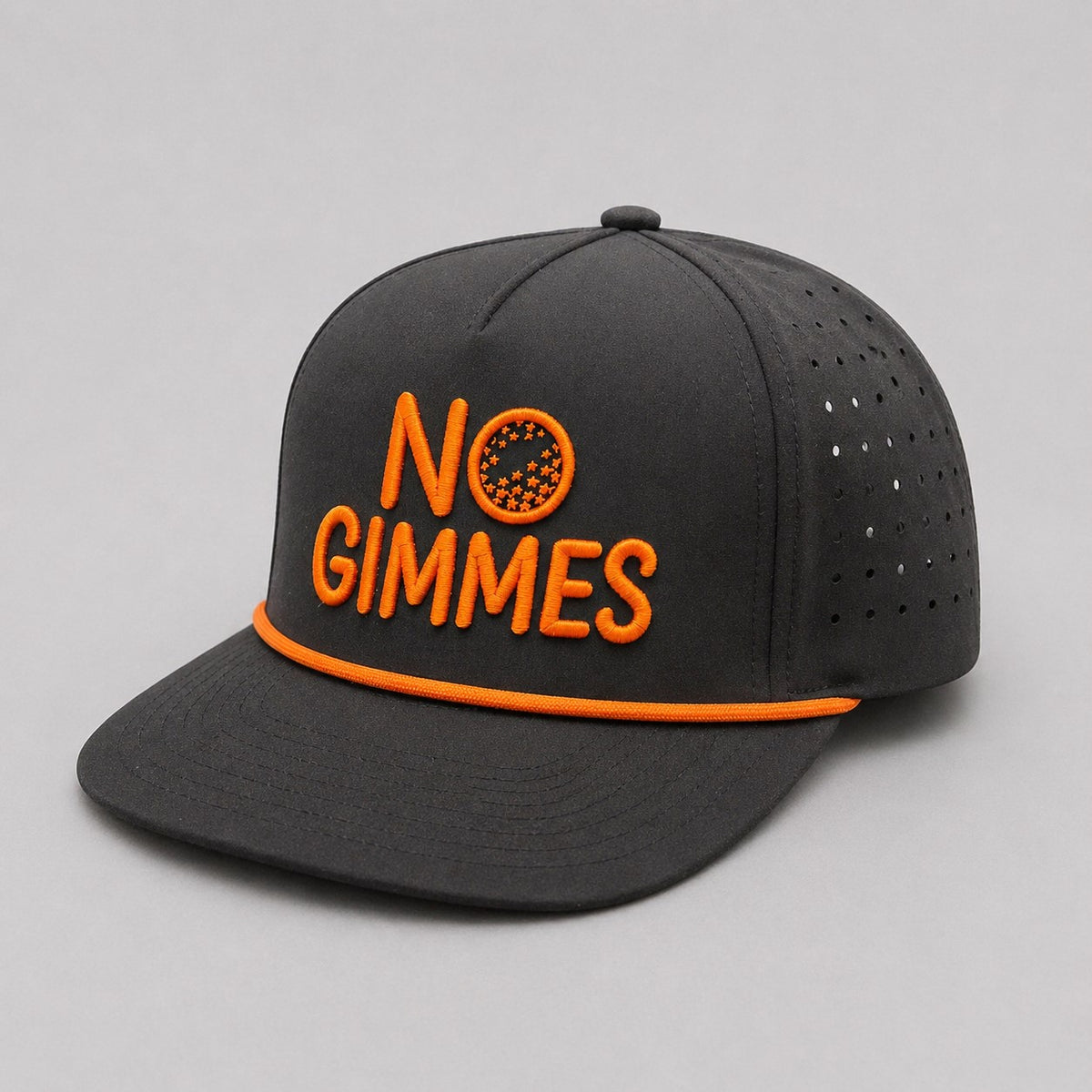 No Gimmes Performance Black - Orange Rope