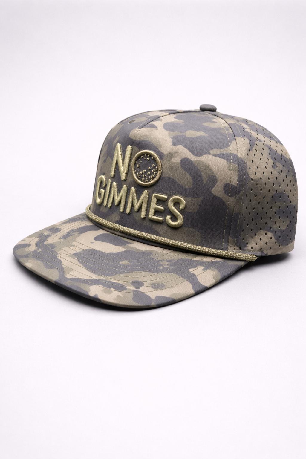 No Gimmes Performance Green Camo - Green Rope