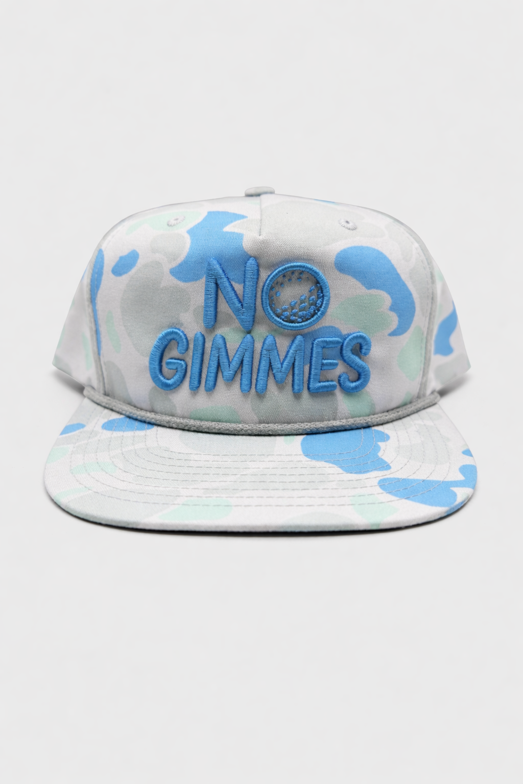 No Gimmes Performance Fishing Saltwater Duck Camo - Charcoal Rope