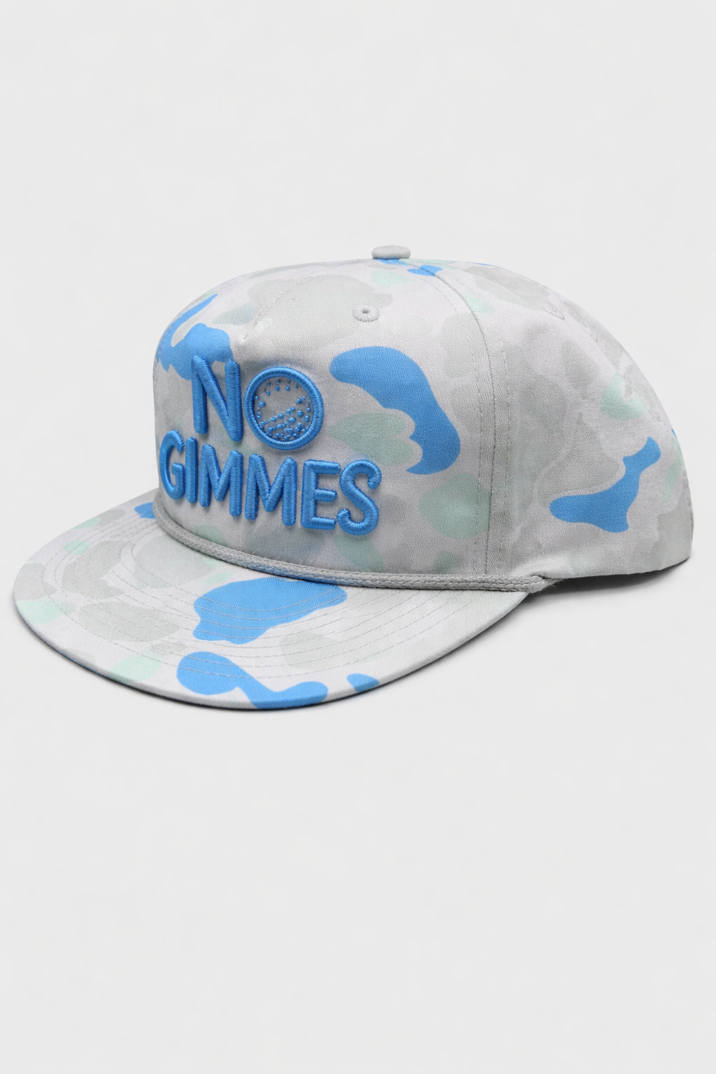 No Gimmes Performance Fishing Saltwater Duck Camo - Charcoal Rope