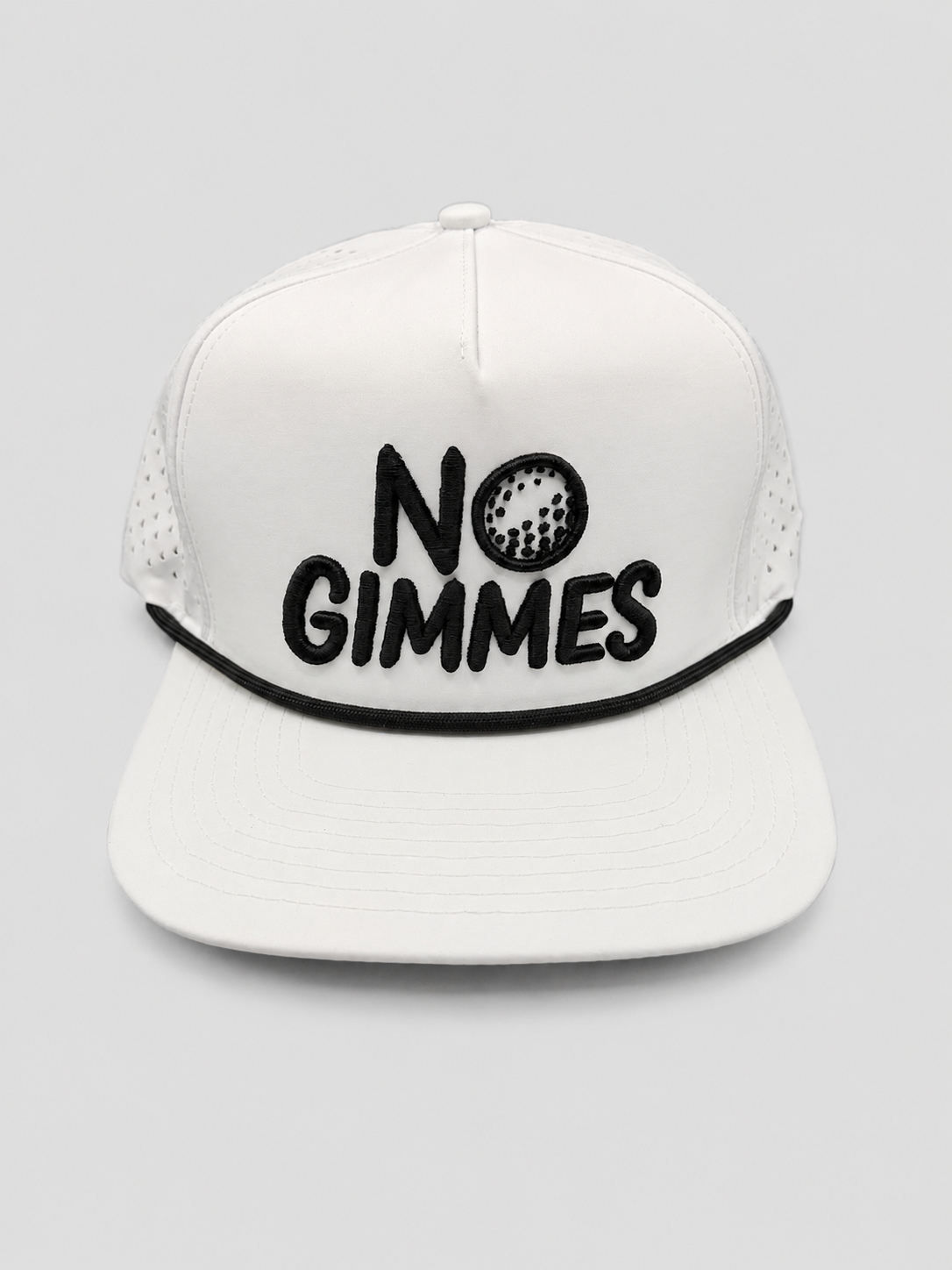 No Gimmes Performance White - Black Rope