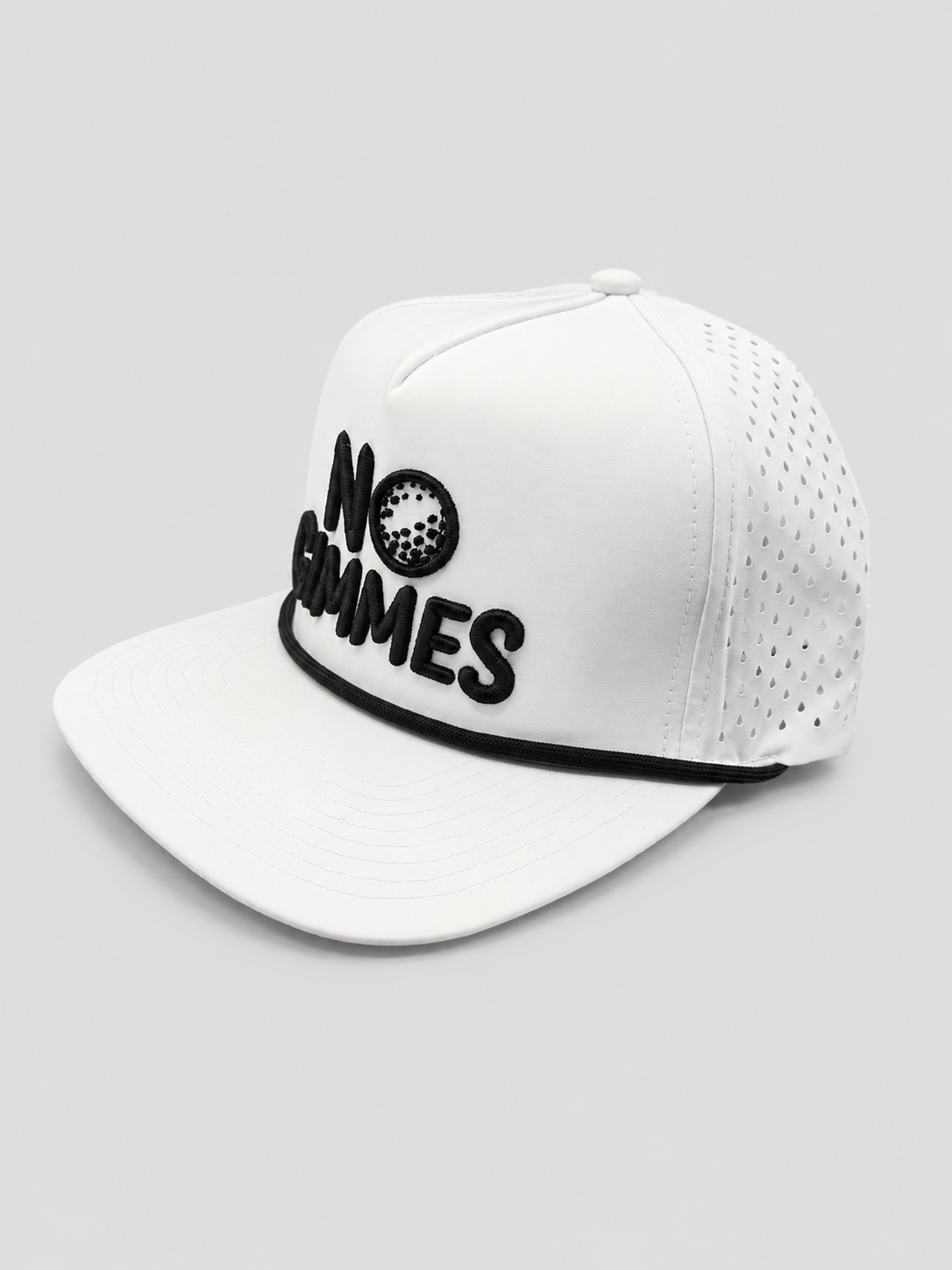 No Gimmes Performance White - Black Rope