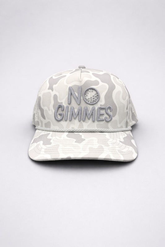 No Gimmes Performance White Camo - White-Grey Rope