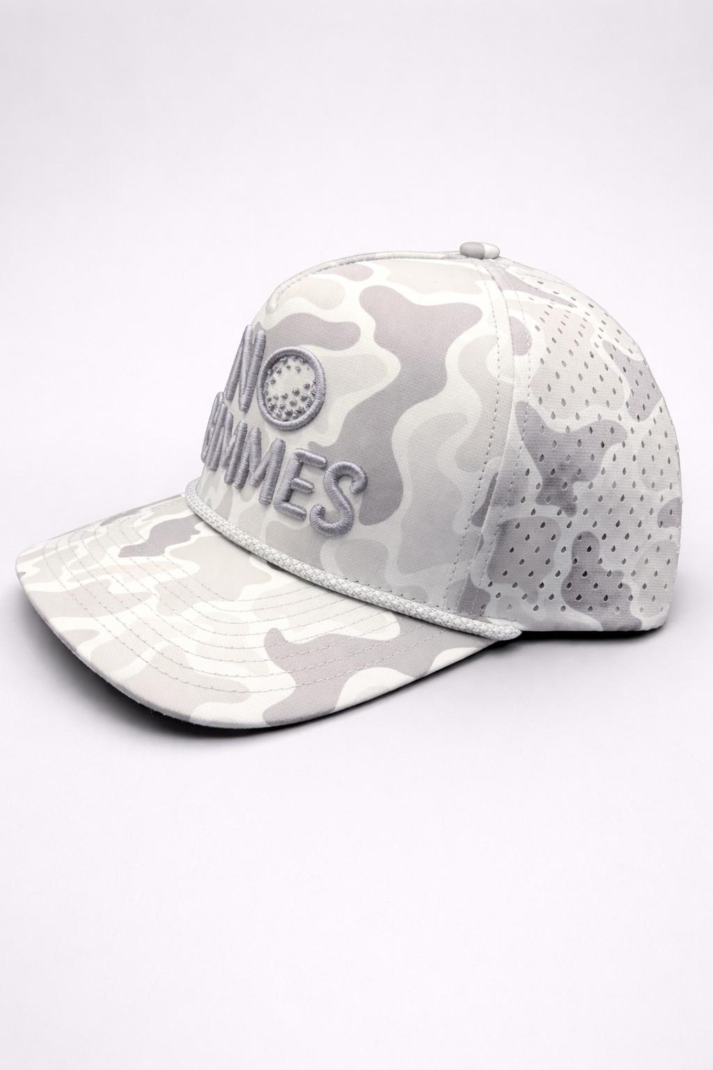 No Gimmes Performance White Camo - White-Grey Rope