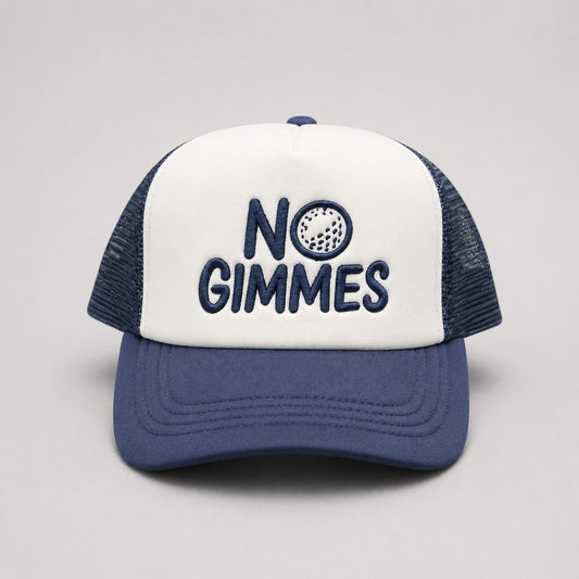 No Gimmes Trucker Hat - Navy - Navy