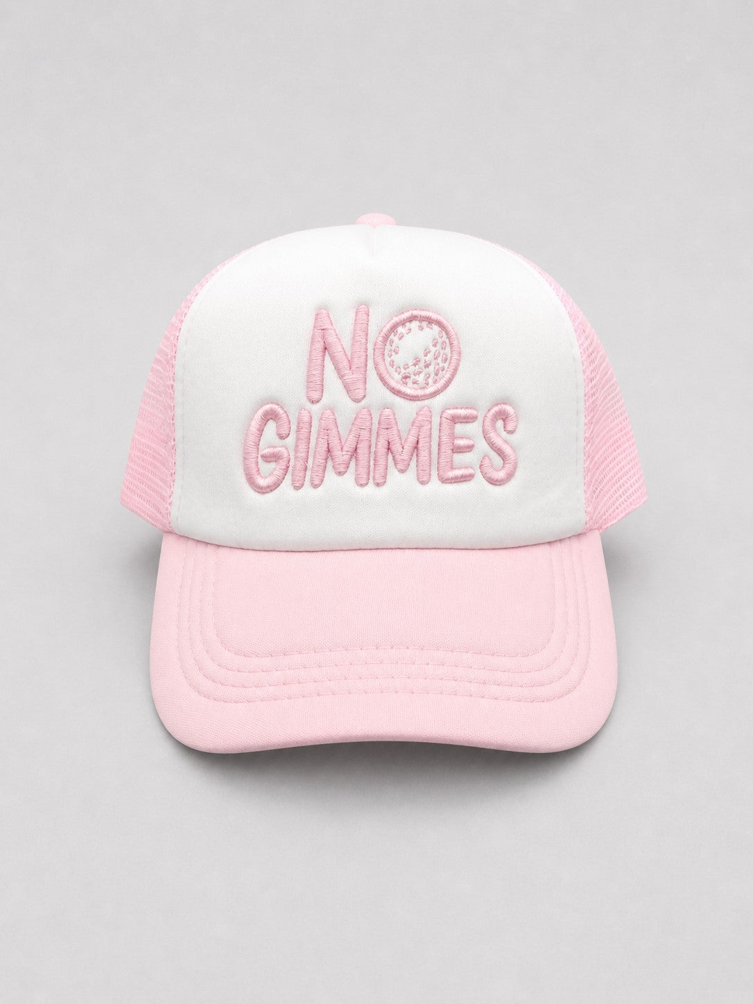 No Gimmes Trucker Hat - Pink - Pink